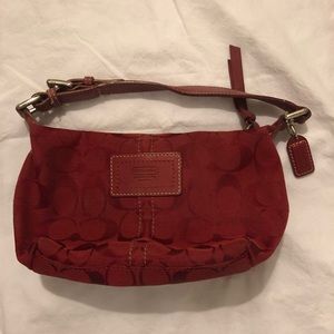 Coach Small Hobo Bag in Red